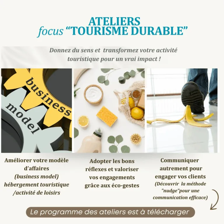PARCOURS ATELIERS TOURISME DURABLE (New programme 2025 !)